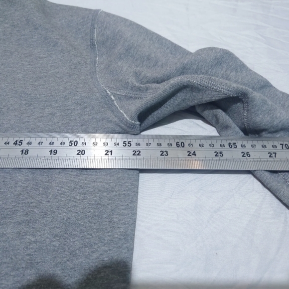 GAP Tracksuit Jacket Men's Medium Long Sleeve Full Zip Grey Spell Out - Picture 5 of 7